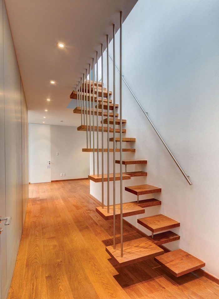 Thiết kế cầu thang độc đáo tiết kiệm diện tích cho nhà nhỏ