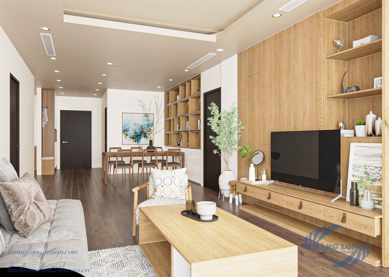 Thiết Kế Nội Thất Căn Hộ 70m2