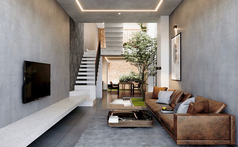 Thiết Kế Nội Thất Nhà 4 Tầng
