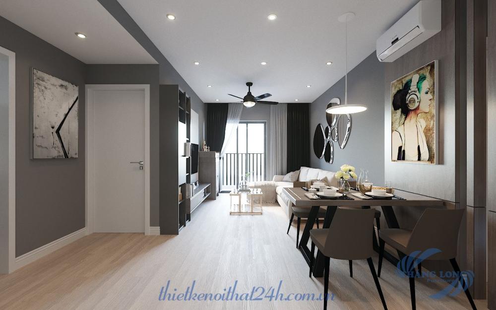 Thiết Kế Nội Thất Căn Hộ 63m2